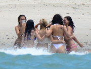 **SEMI-EXCLUSIVE** Selena Gomez shows off her figure in a pink bikini in Mexico