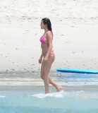 **SEMI-EXCLUSIVE** Selena Gomez shows off her figure in a pink bikini in Mexico
