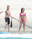 **SEMI-EXCLUSIVE** Selena Gomez shows off her figure in a pink bikini in Mexico
