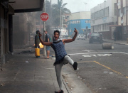 Looting of foreign nationals businesses in xenophobic attacks, Durban, South Africa - 14 Apr 2015