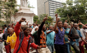 Xenophobic attacks reaction in Durban, South Africa - 08 Apr 2015
