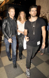 Kellan Lutz has a night with friends at the Florence and the Machine concert