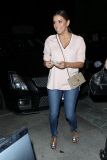 *EXCLUSIVE* Eva Longoria goes casual for dinner at Ago Restaurant