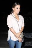 *EXCLUSIVE* Eva Longoria goes casual for dinner at Ago Restaurant