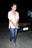 *EXCLUSIVE* Eva Longoria goes casual for dinner at Ago Restaurant