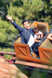 *EXCLUSIVE* Orlando Bloom treats Flynn to an afternoon at Disneyland **NO GERMANY, FRANCE**