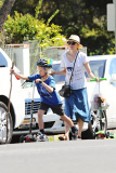 Naomi Watts and Liev Schreiber enjoy some quality family time with their kids