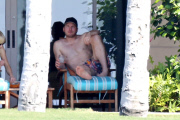 **USA ONLY** *EXCLUSIVE* Anna Faris shows off Bikini Body on family vacation in Hawaii **MUST CALL FOR PRICING**