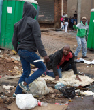 Mozambican national killed in xenophobic attack, Alexandra Township, South Africa - 18 Apr 2015