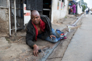 Mozambican national killed in xenophobic attack, Alexandra Township, South Africa - 18 Apr 2015