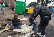 Mozambican national killed in xenophobic attack, Alexandra Township, South Africa - 18 Apr 2015