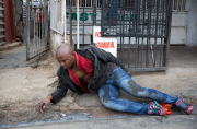 Mozambican national killed in xenophobic attack, Alexandra Township, South Africa - 18 Apr 2015