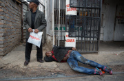 Mozambican national killed in xenophobic attack, Alexandra Township, South Africa - 18 Apr 2015