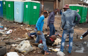 Mozambican national killed in xenophobic attack, Alexandra Township, South Africa - 18 Apr 2015