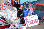 Preparations ahead of the birth of the Royal baby in London
