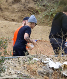 Justin Bieber heads to the hills for a hike with his buds
