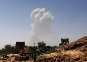 Air stikes over Yemen
