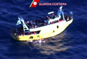 Migrant boat capsizes in the Mediterranean Sea - 21 Apr 2015