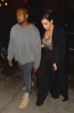 Kim Kardashian and Kanye West out and about, New York, America - 22 Apr 2015