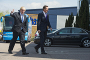 Cameron and Boris Election Campaign in Surbiton, London