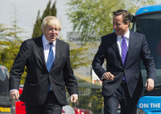 Cameron and Boris Election Campaign in Surbiton, London