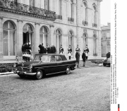 FRANCE : De Gaulle recoit Bokassa a l'Elysee