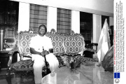 Emperor Bokassa Of Central African Republic. Jean-badel Bokassa (french Pronunciation: [??? Bed?l B?kasa]; 22 February 1921 ? 3 November 1996 Also Known As Bokassa I Of Central Africa And Salah Eddine Ahmed Bokassa) A Military Officer Was The Head Of