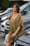 Elisabetta Canalis ends a shopping run at Fred Segal