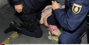 Madrid: Femens protest