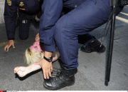 Madrid: Femens protest