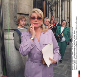 PARIS : Celebrities leaving Gaultier fashion show