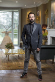 Evgeny Lebedev at his home 'Stud House', Surrey, Britain - 11 Feb 2015
