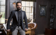 Evgeny Lebedev at his home 'Stud House', Surrey, Britain - 11 Feb 2015