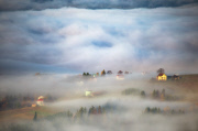 Photographer captures misty scenery in Tuscany and the Beskidy Mountains, Poland, Oct 2013