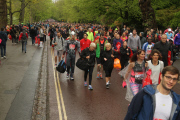 UK: London Marathon 2015 Preparation at Greenwich