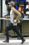 *EXCLUSIVE* Newly single Patrick Schwarzenegger runs from the cameras