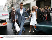PARIS: David and Victoria Beckham on shopping day