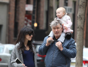 Alec Baldwin and Family Leaving a Park For the Second Time in One Day