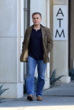 *EXCLUSIVE* Christoph Waltz is deep in thought as he strolls to the ocean