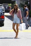 Alessandra Ambrosio enjoys a beautiful day in Brentwood