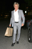 *EXCLUSIVE* Rod Stewart and Penny Lancaster enjoy a dinner date at Spago