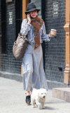 Parker Posey Out Walking Her Dog In NYC 
