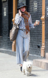 Parker Posey Out Walking Her Dog In NYC 