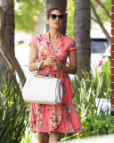 Semi-Exclusive... Eva Mendes Stops By A Hair Salon In Los Angeles 