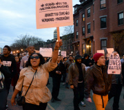 Boston protest against police brutality