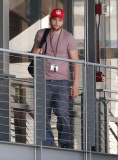 Ashton Kutcher Heads To The Office 