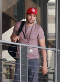 Ashton Kutcher Heads To The Office 
