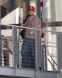 Ashton Kutcher Heads To The Office 
