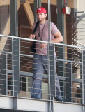 Ashton Kutcher Heads To The Office 