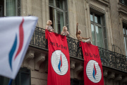 France: Femen Protestors Interrupt the Annual May First Far Right Party Demonstration